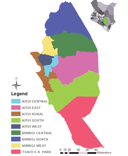 Kitui Map